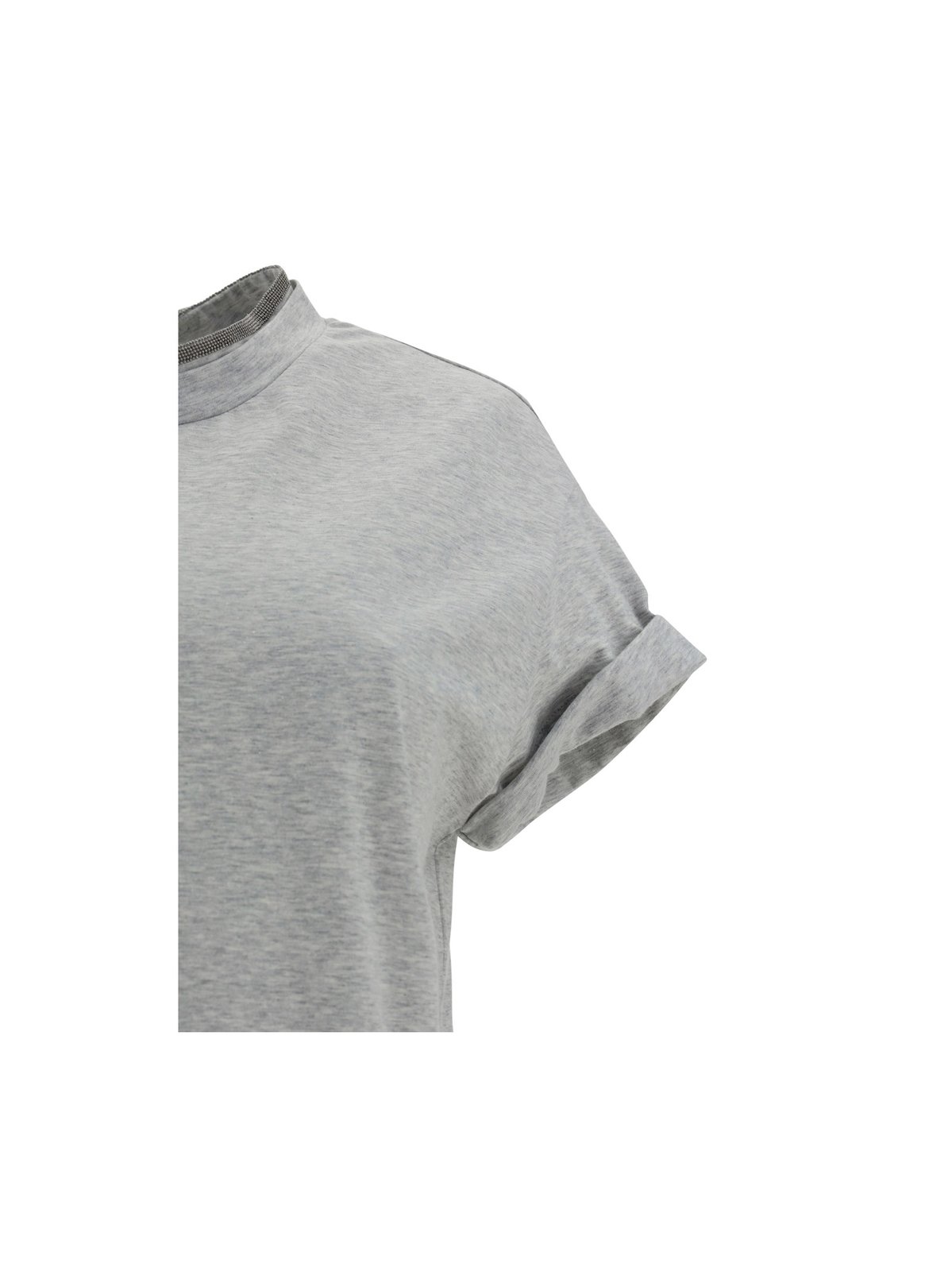 Brunello Cucinelli Embellished Crewneck T-Shirt