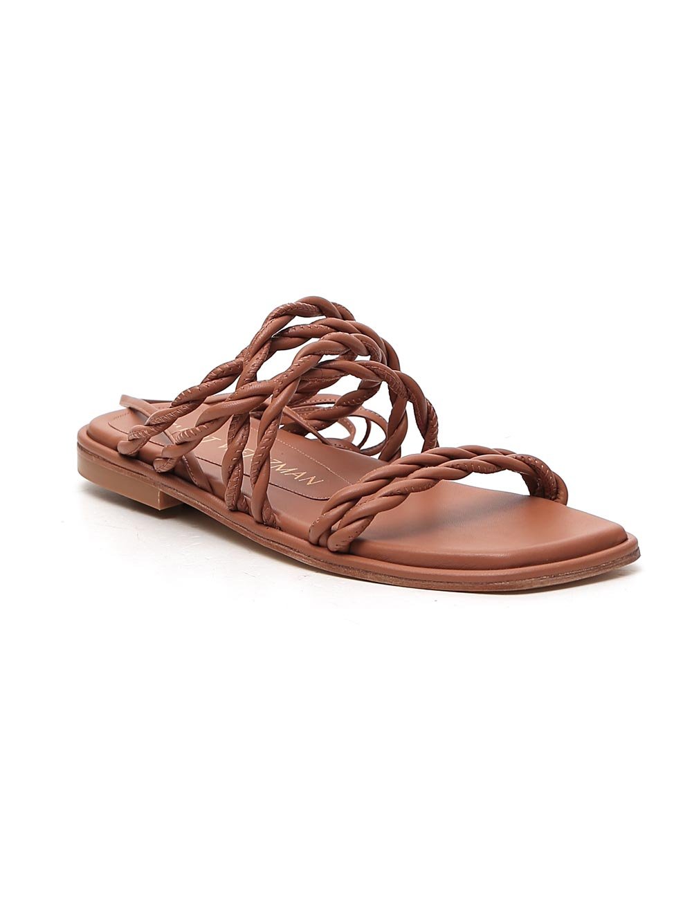 Stuart Weitzman Calypso Braided Strap Sandals