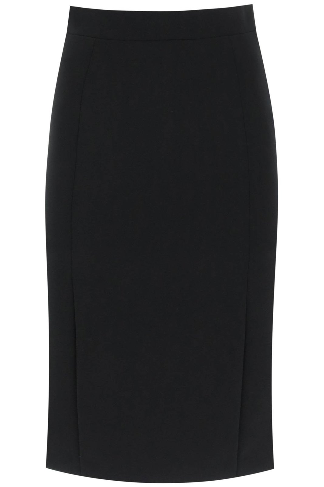 Moschino Crepe Pencil Midi Skirt