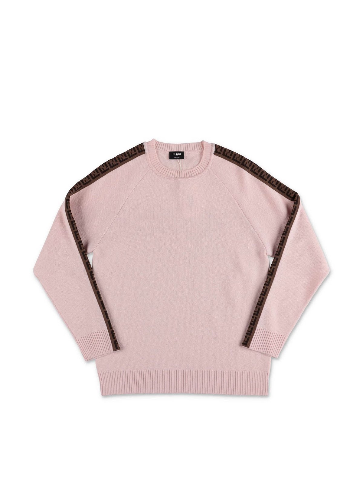 Fendi Kids FF Motif Tape Knit Jumper