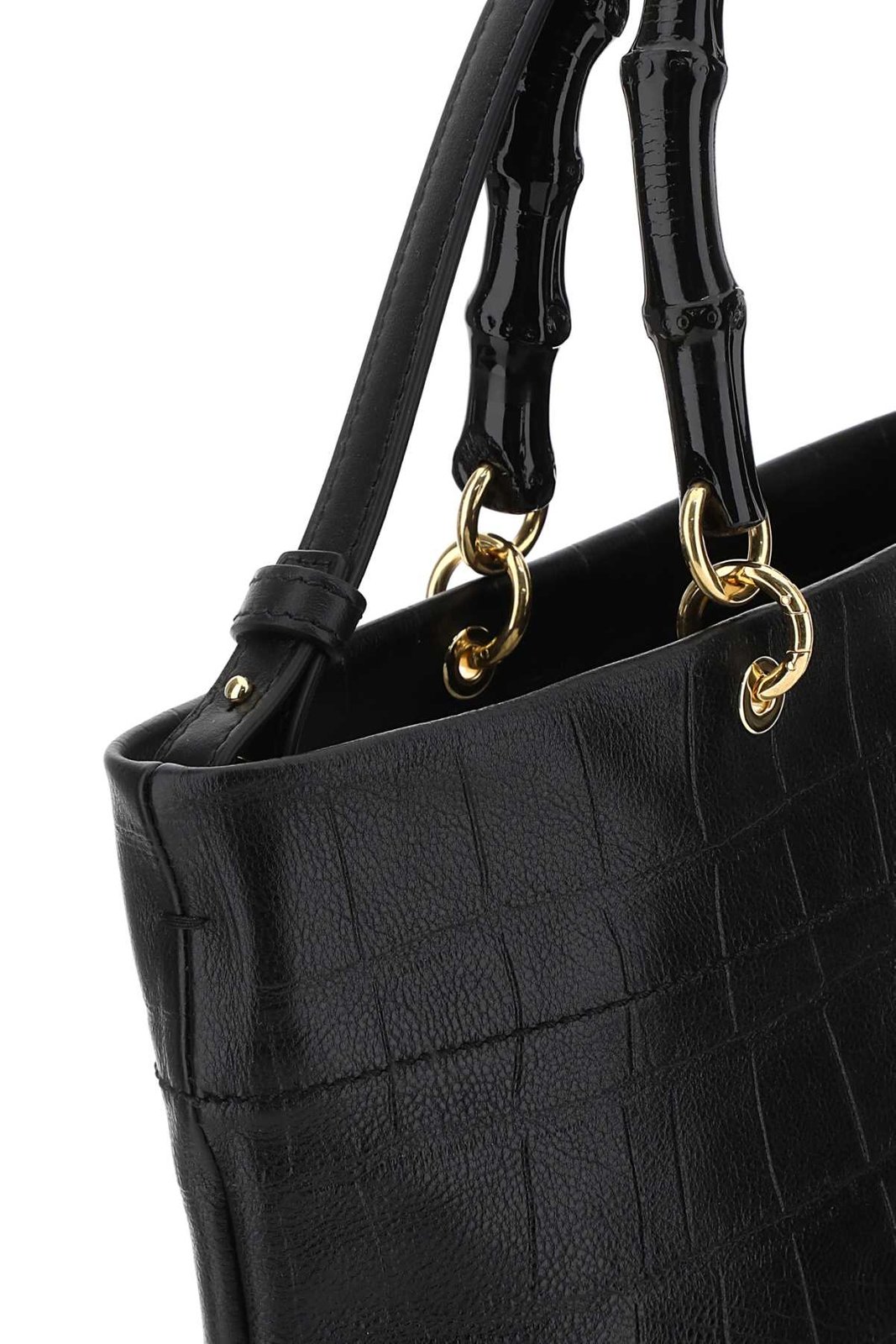 Jil Sander Embossed Top Handle Bag