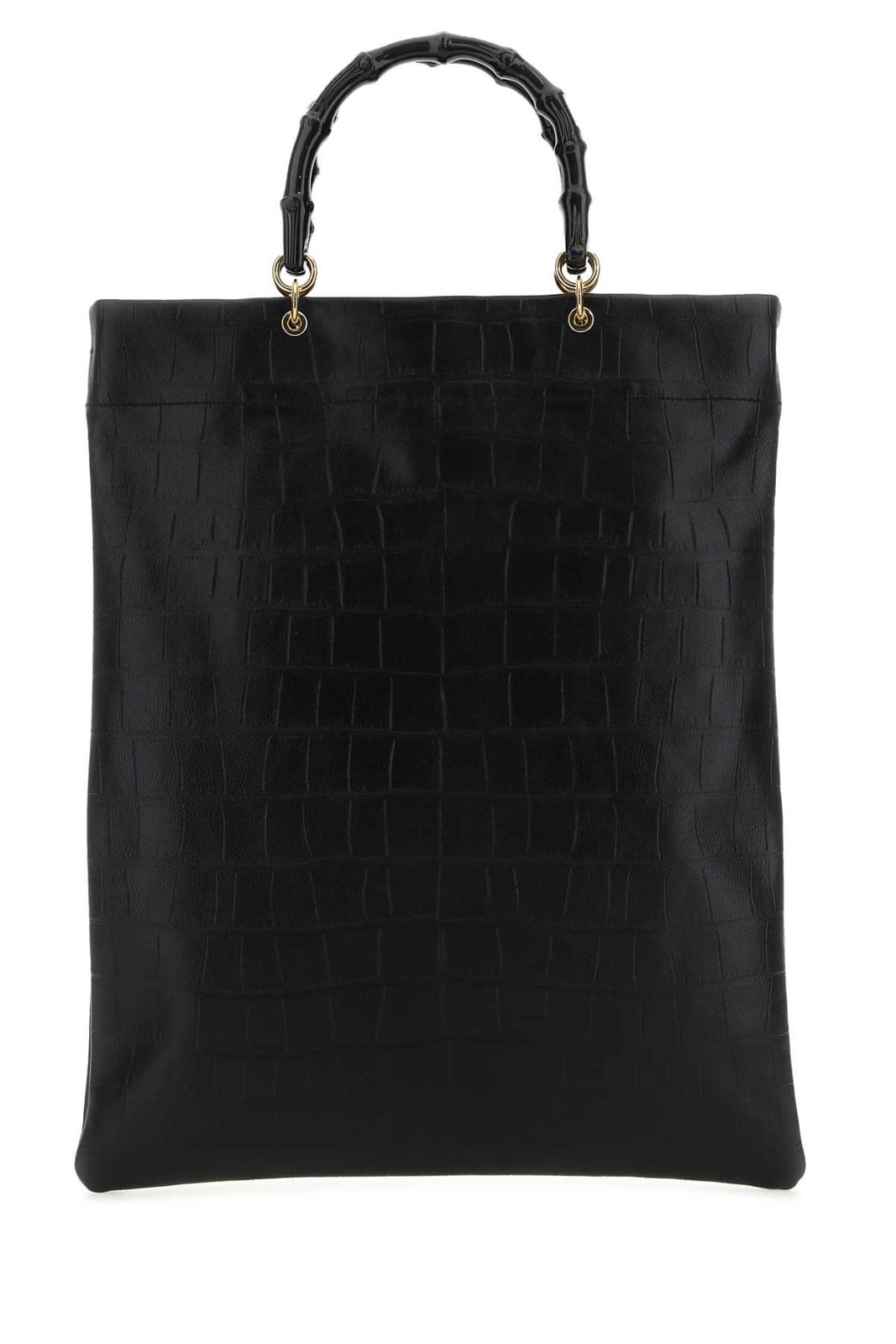 Jil Sander Embossed Top Handle Bag
