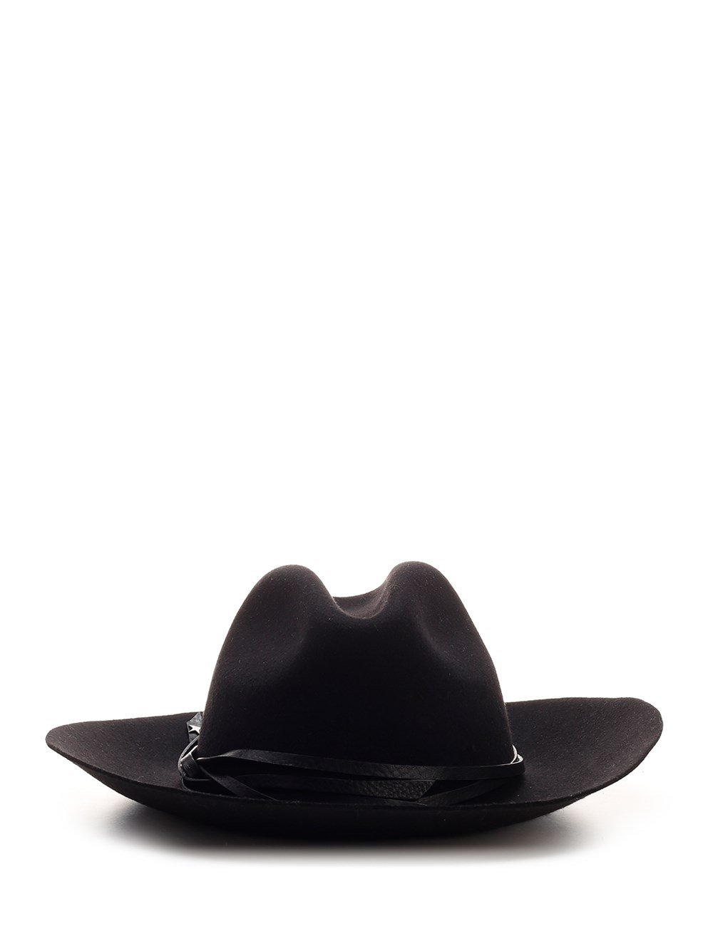 Golden Goose Deluxe Brand Curved Wide Brim Fedora Hat