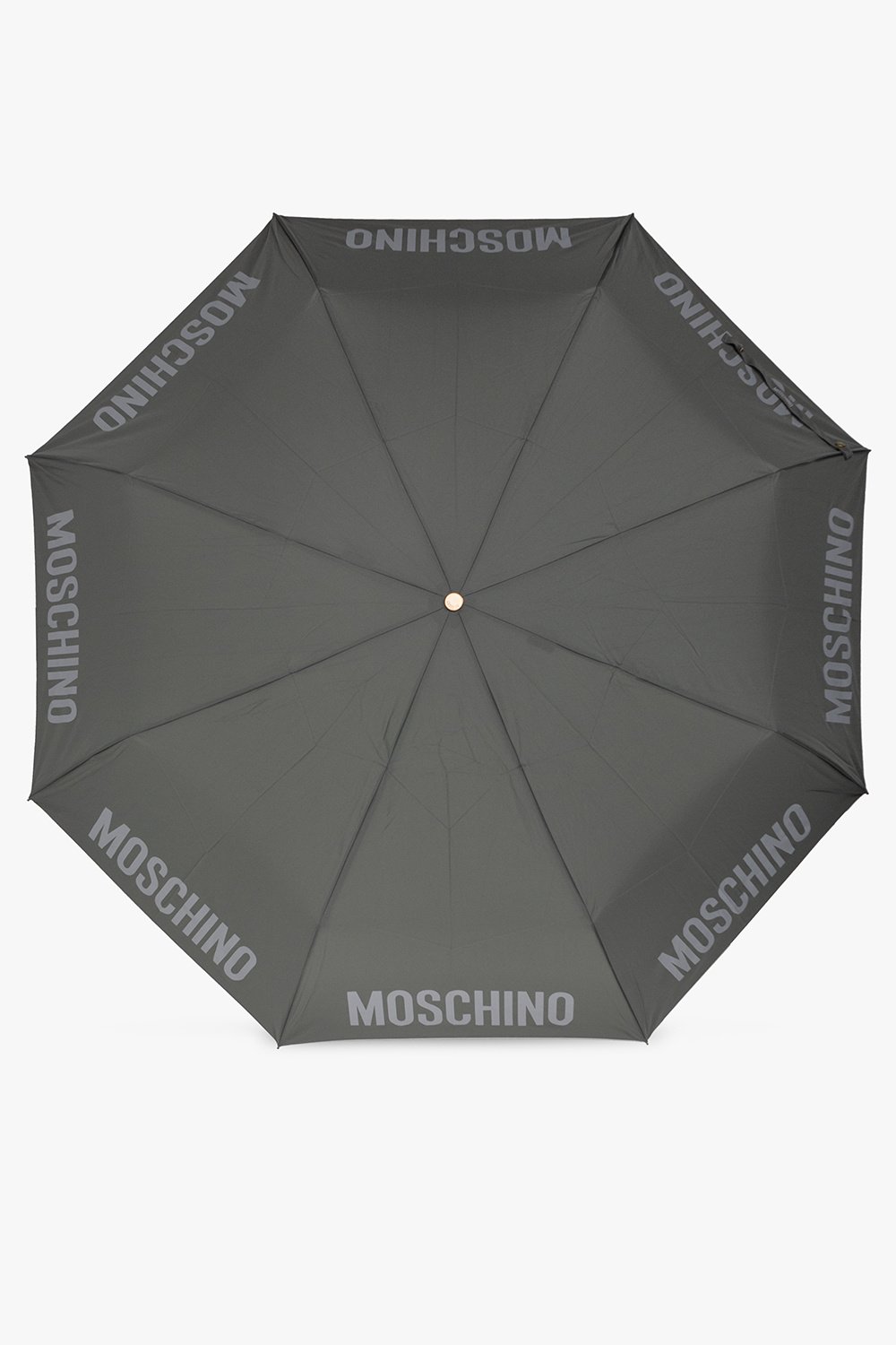 Moschino Logo Printed Folded Umbrella