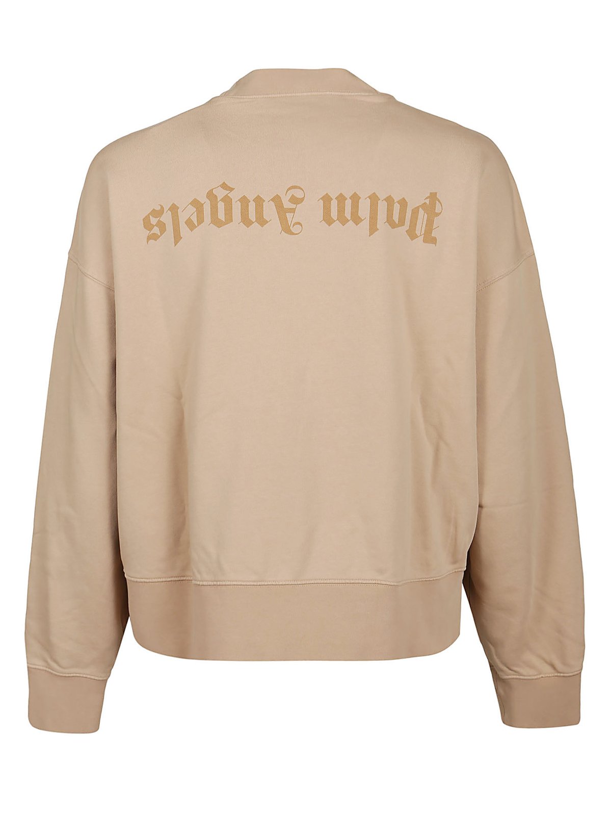 Palm Angels Logo-Printed Crewneck Sweatshirt