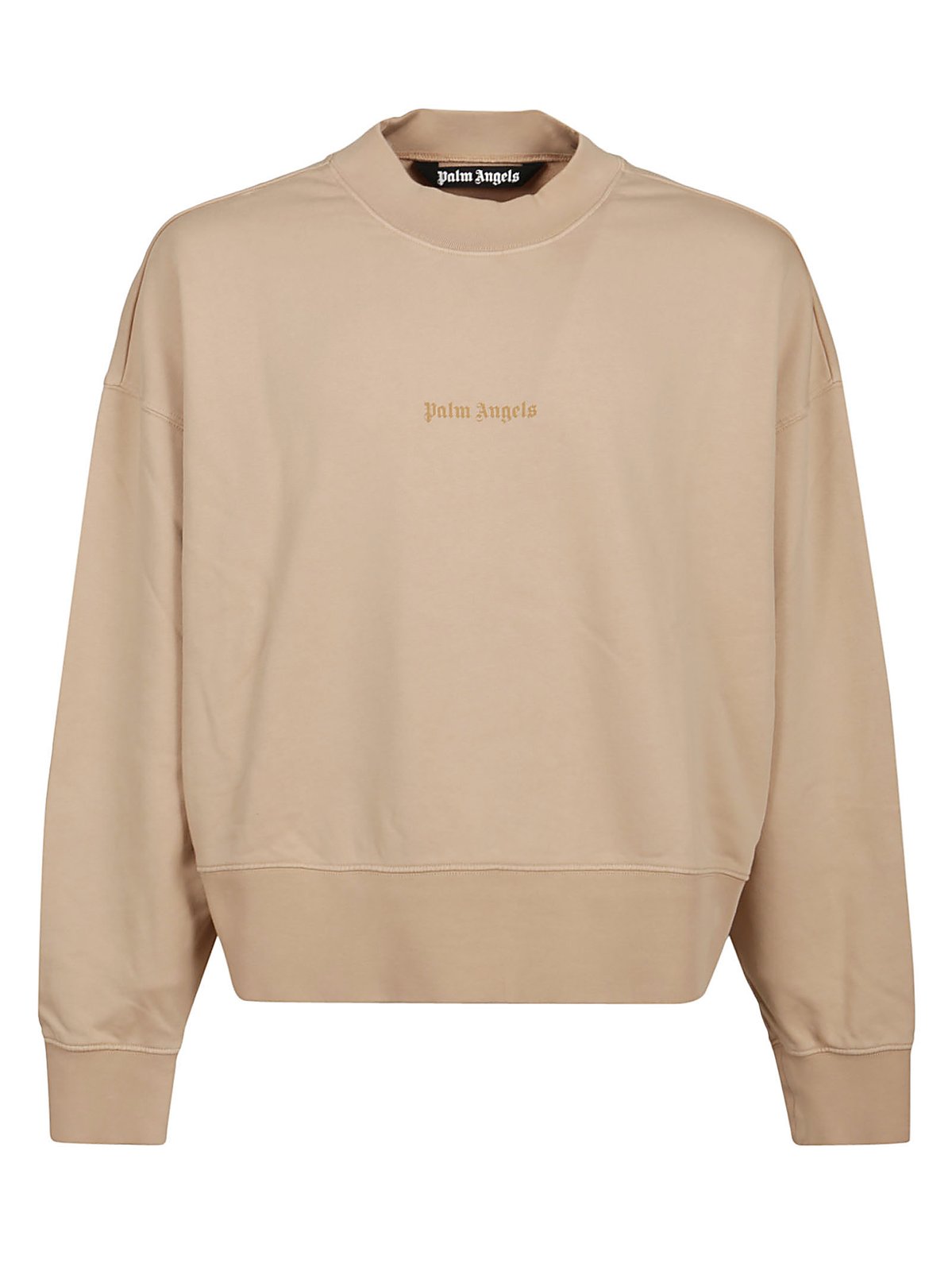 Palm Angels Logo-Printed Crewneck Sweatshirt