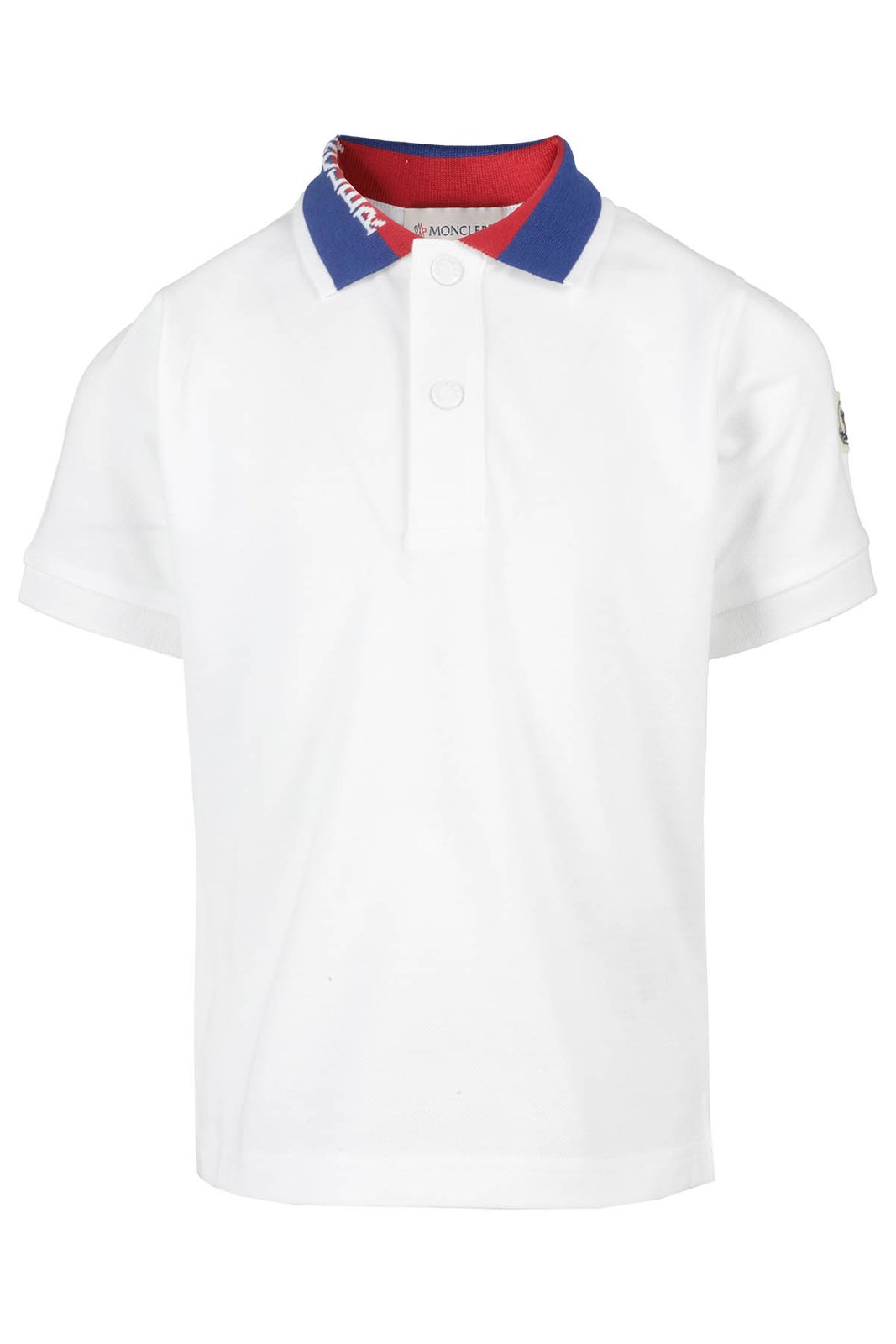 Moncler Enfant Logo Patch Short-Sleeved Polo Shirt