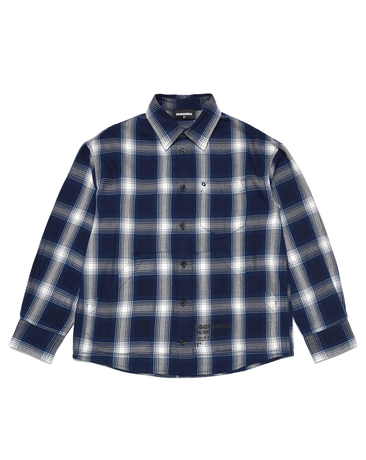Dsquared2 Kids Checked Long-Sleeved Shirt