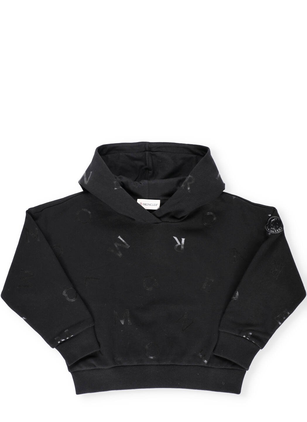 Moncler Enfant Logo Lettering Printed Hoodie