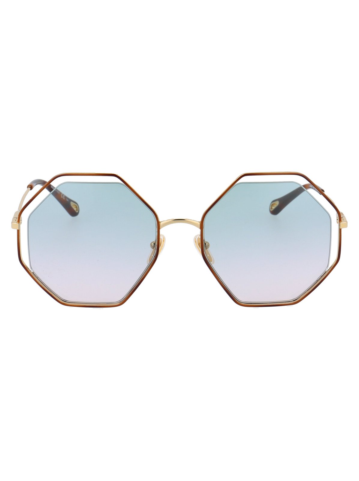 Chloé Eyewear Octagonal Frame Sunglasses