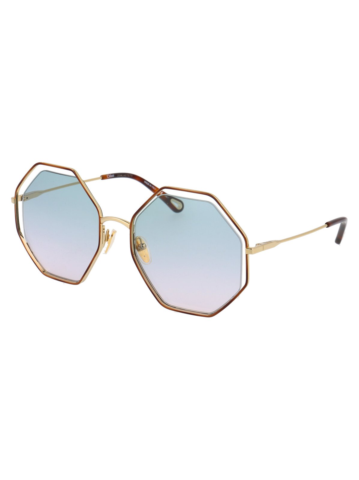 Chloé Eyewear Octagonal Frame Sunglasses