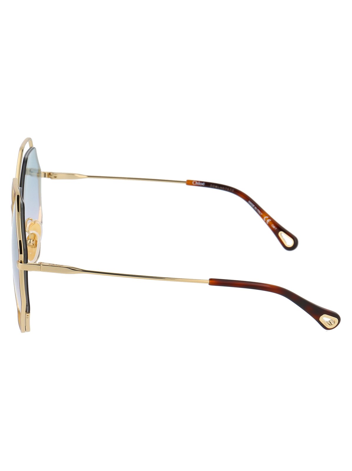 Chloé Eyewear Octagonal Frame Sunglasses