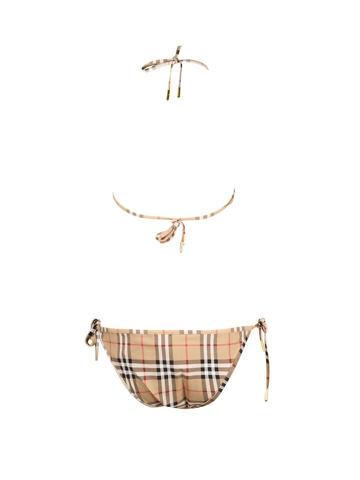 Burberry 格紋兩件式比基尼套裝