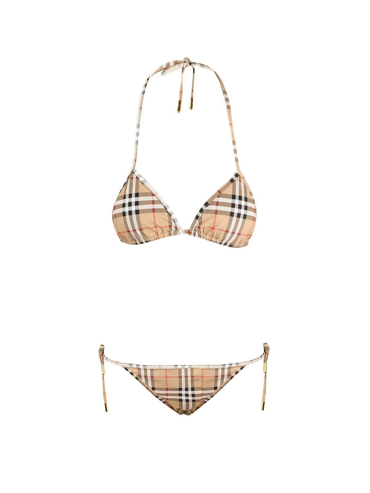 Burberry 格紋兩件式比基尼套裝
