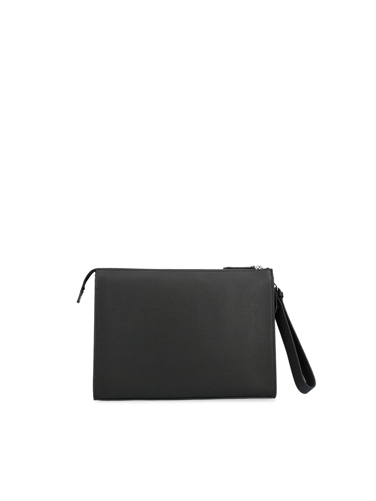 Fendi 標誌壓花拉鍊手拿包