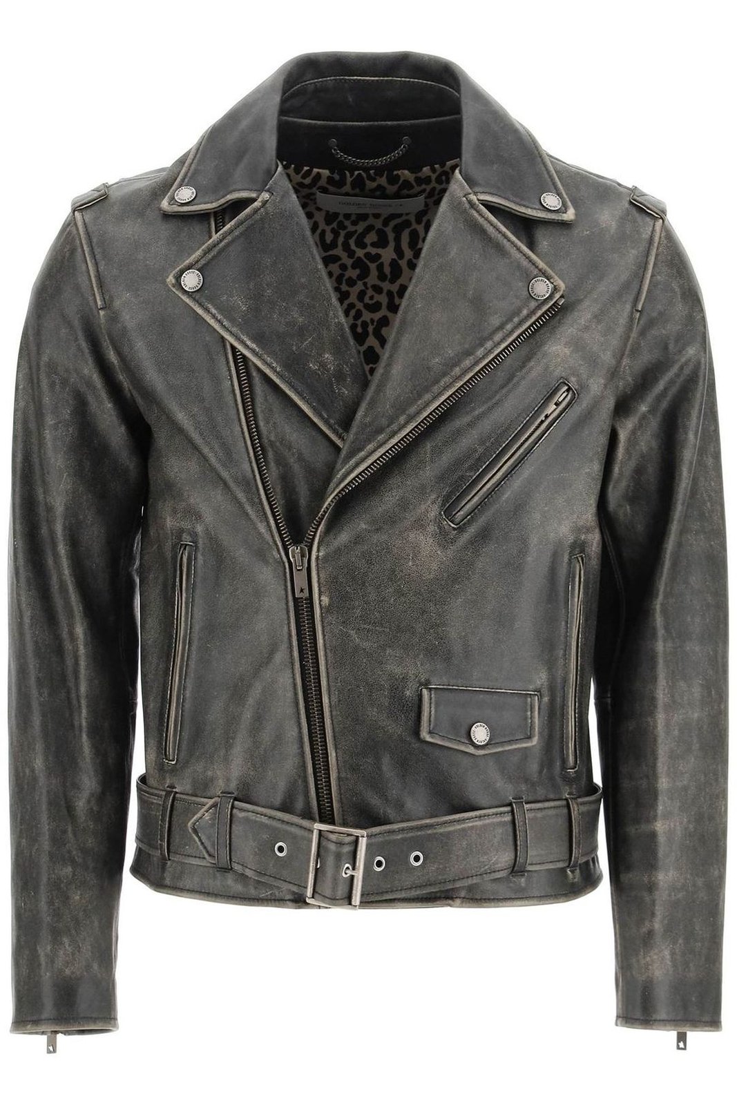 Golden Goose Deluxe Brand Zipped Biker Jacket