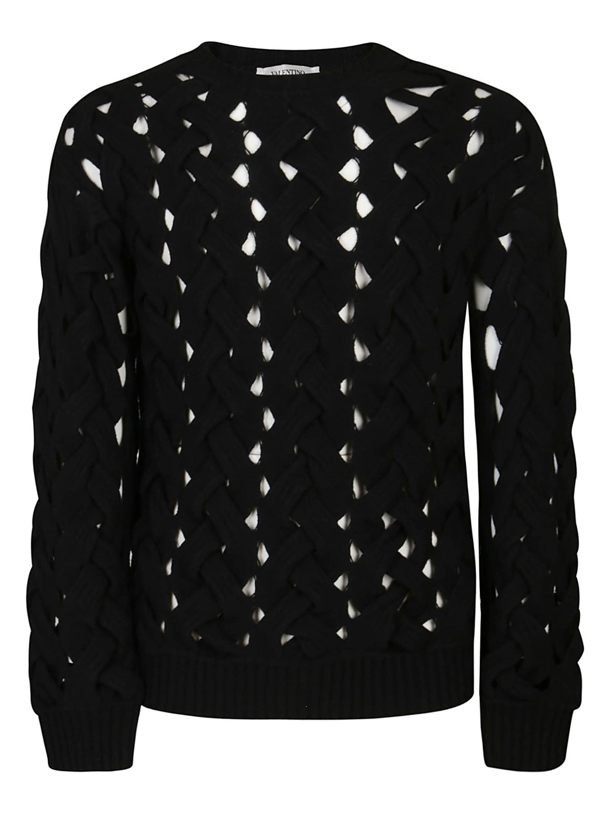Valentino Cut-Out Detail Knit Jumper