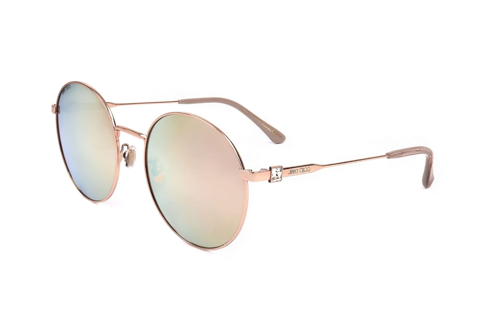 Jimmy Choo Eyewear Rounded Frame Sunglasses