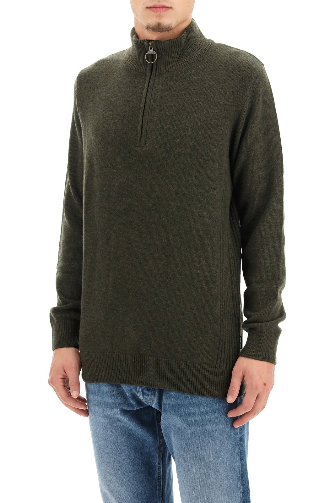 Barbour High-Neck Knitted Jumper