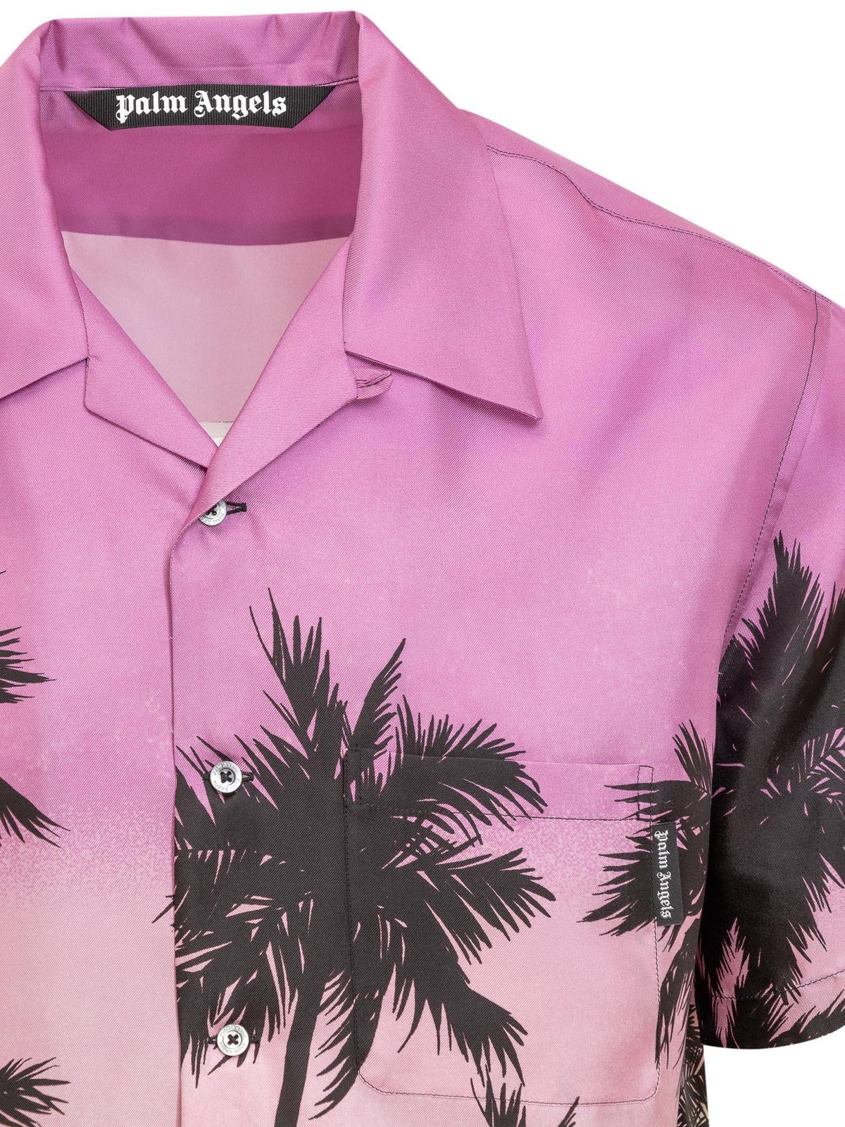 Palm Angels 棕櫚日落印花羈扣襯衫