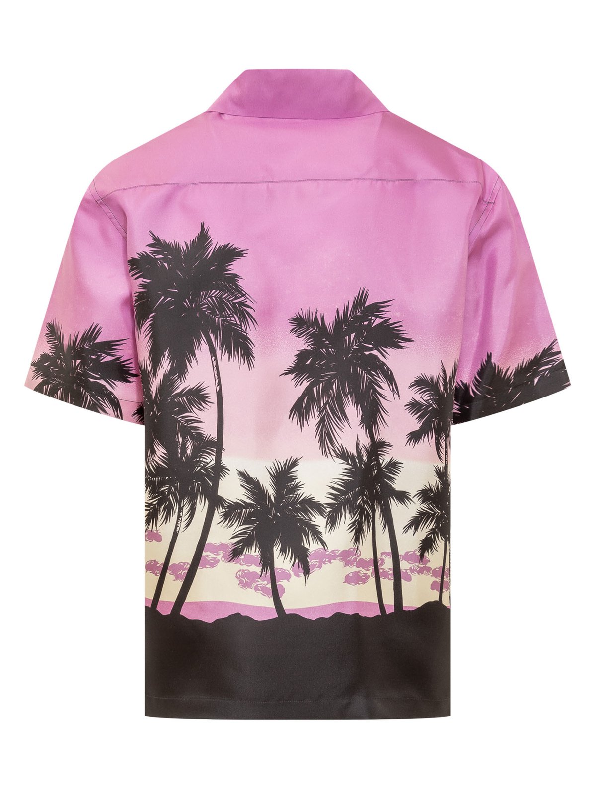 Palm Angels 棕櫚日落印花羈扣襯衫