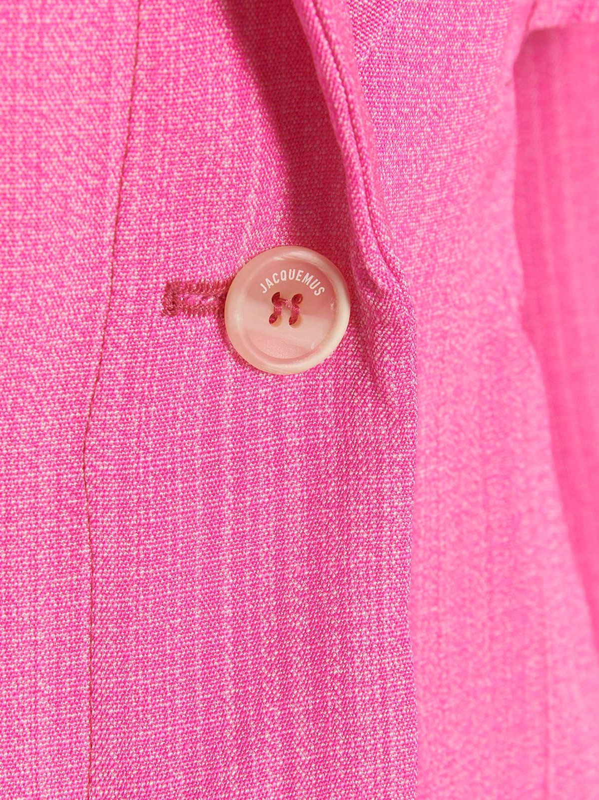 Jacquemus Bari 鏤空單紐扣修身連身裙