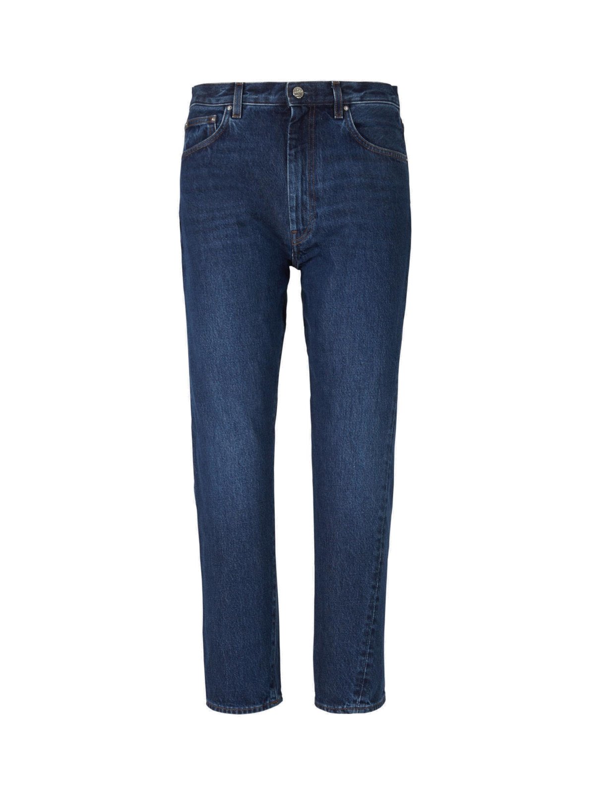 Totême High-Rise Straight-Leg Jeans