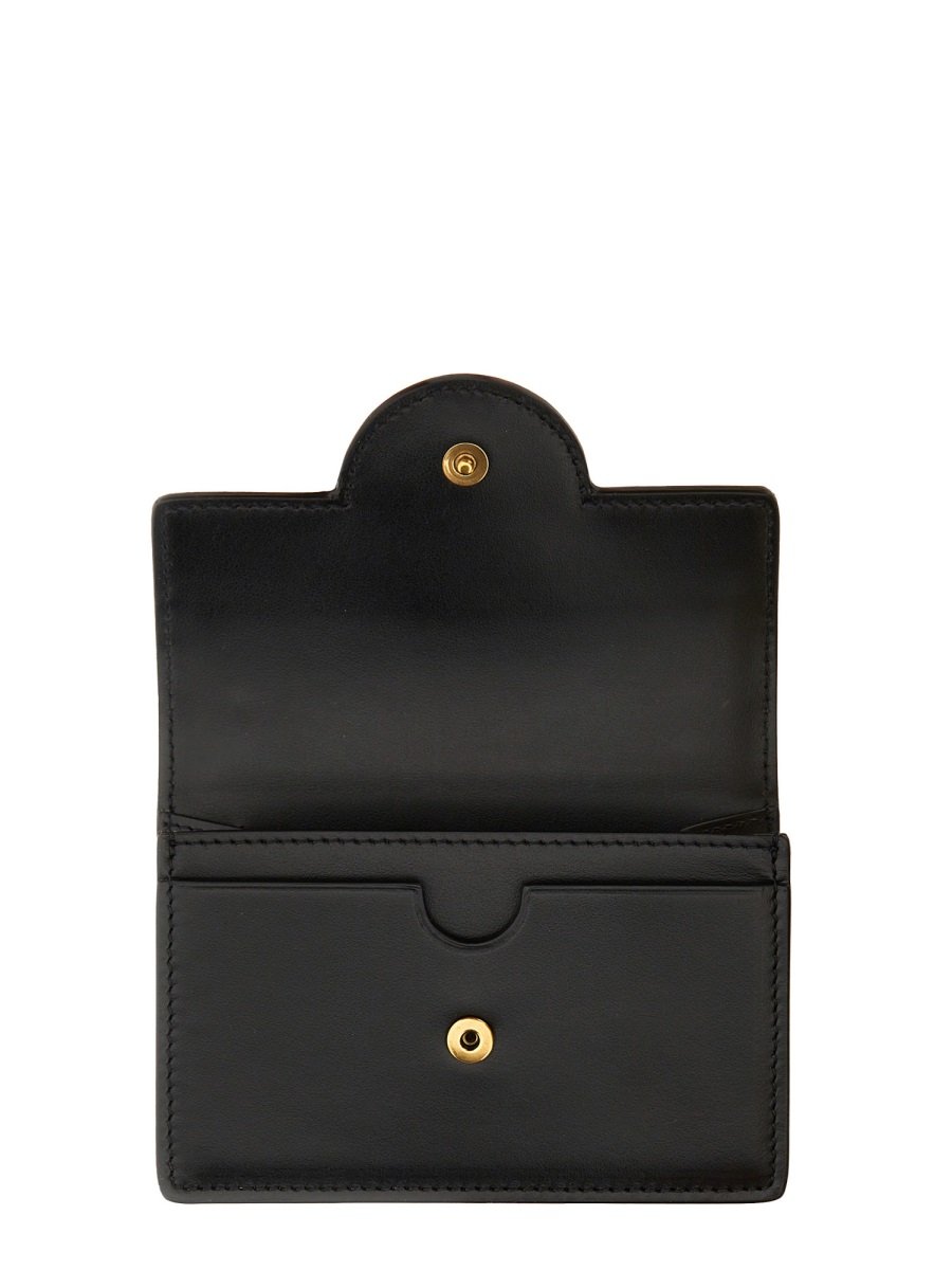 Balmain Logo Plaque Chain Linked Mini Crossbody Bag