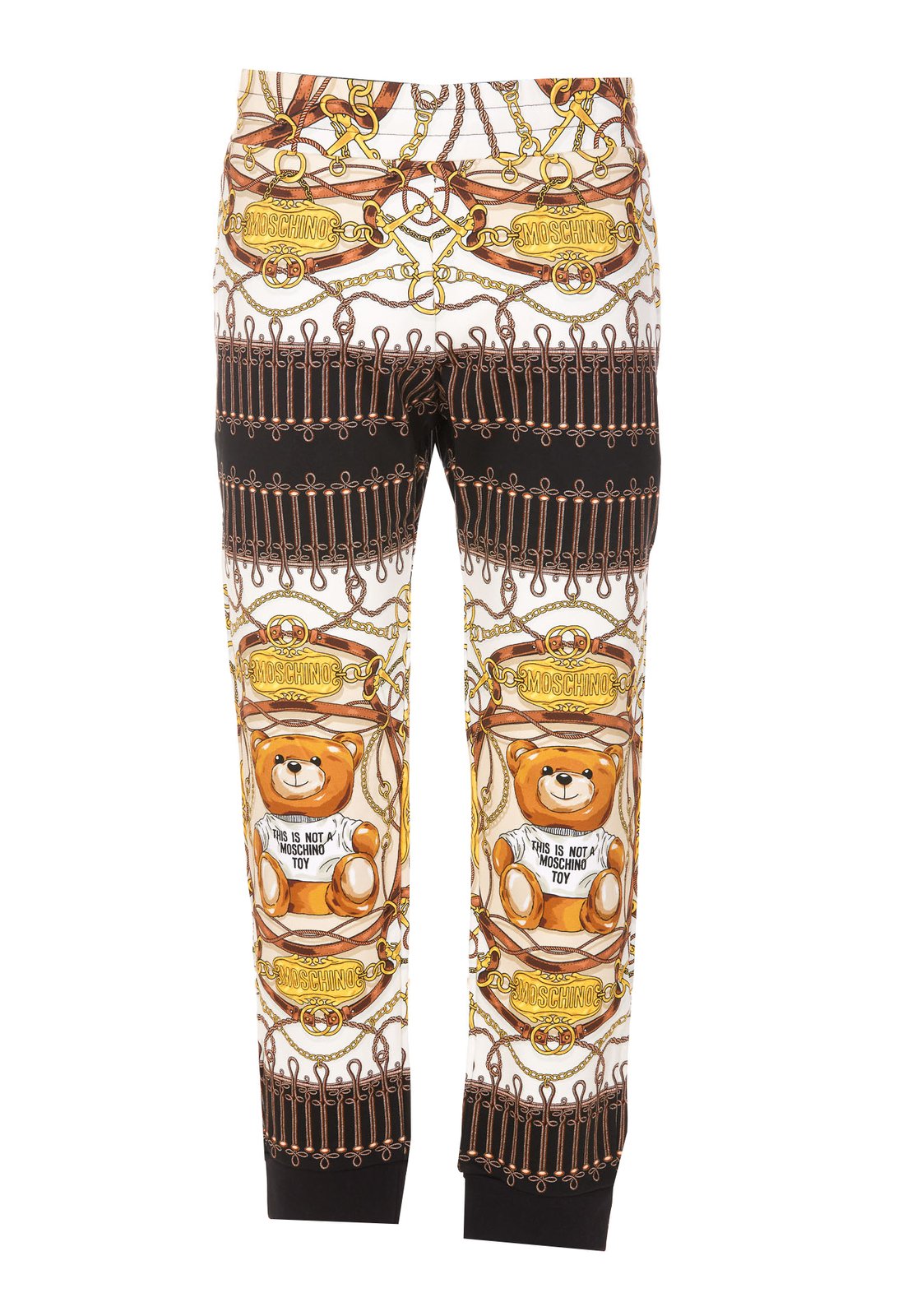 Moschino 泰迪熊印花鬆緊腰帶運動褲 28 Moschino 泰迪熊印花鬆緊腰帶運動褲