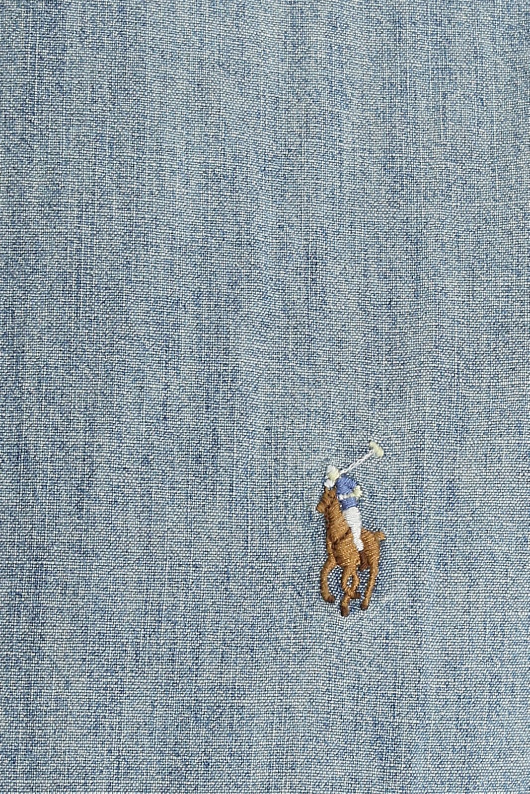 Polo Ralph Lauren 標誌刺繡弧形下擺襯衫