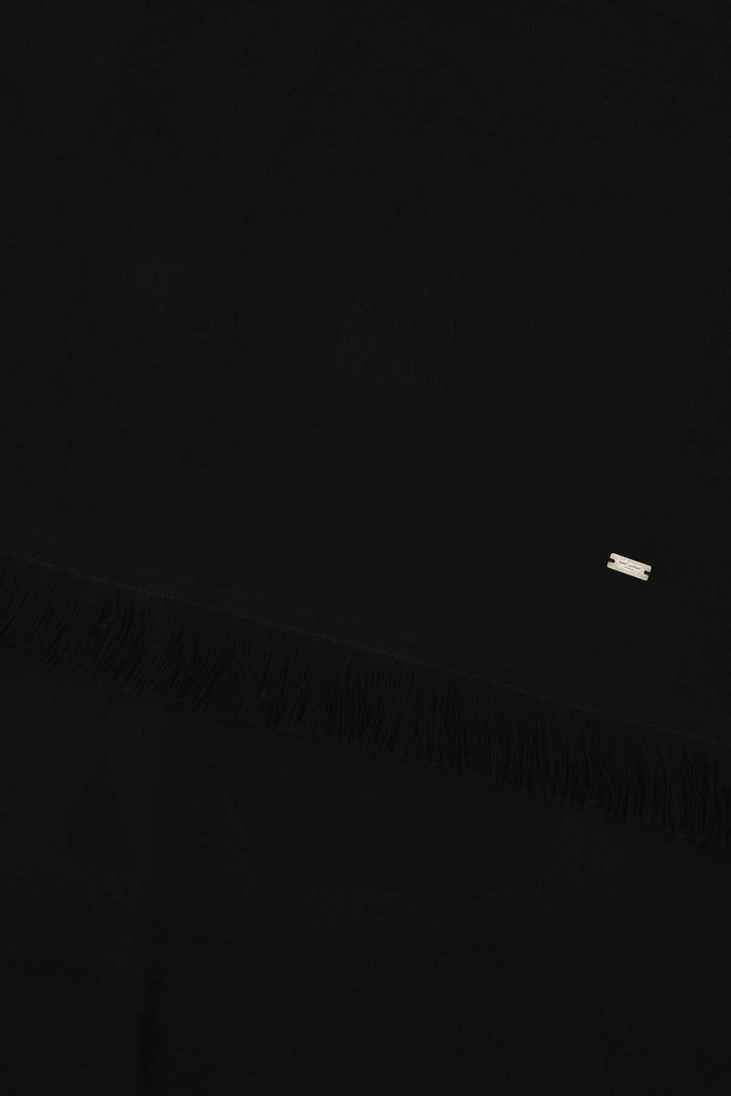 Saint Laurent モノグラム フレイエッジ スカーフ