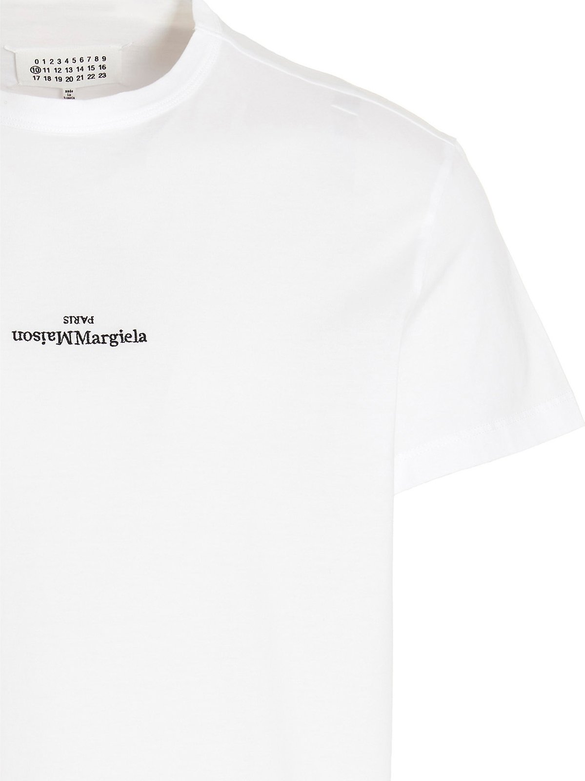 Maison Margiela Logo Embroidered Crewneck T-Shirt