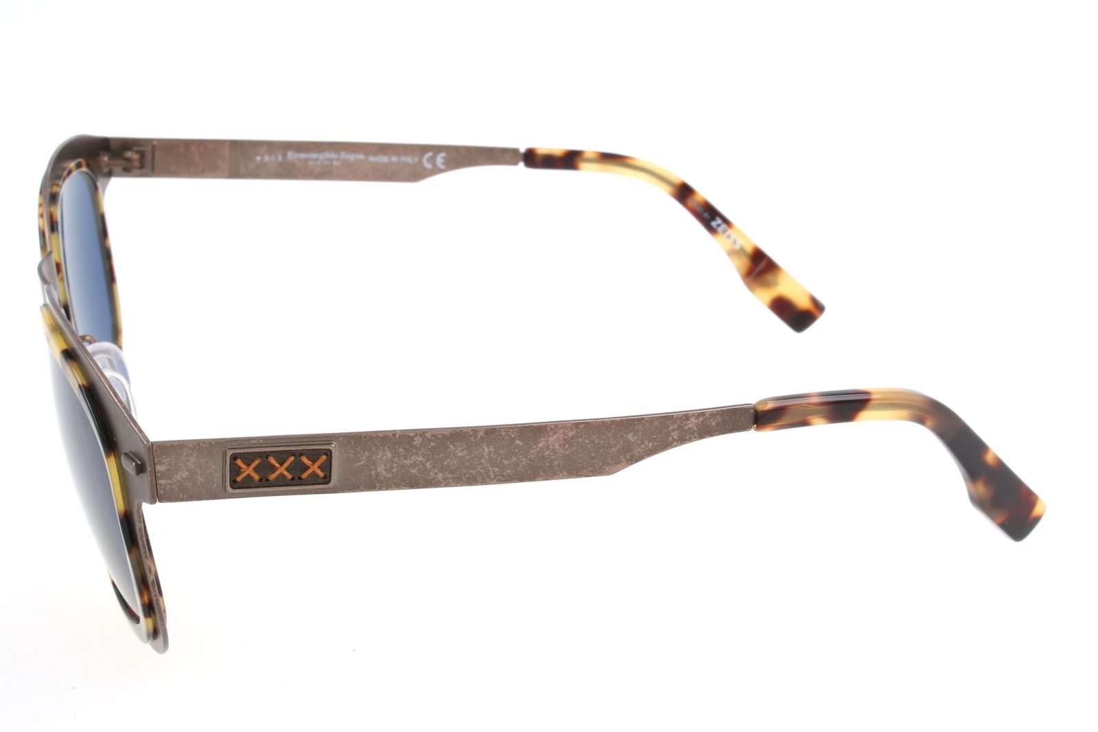 Zegna Round-Frame Sunglasses