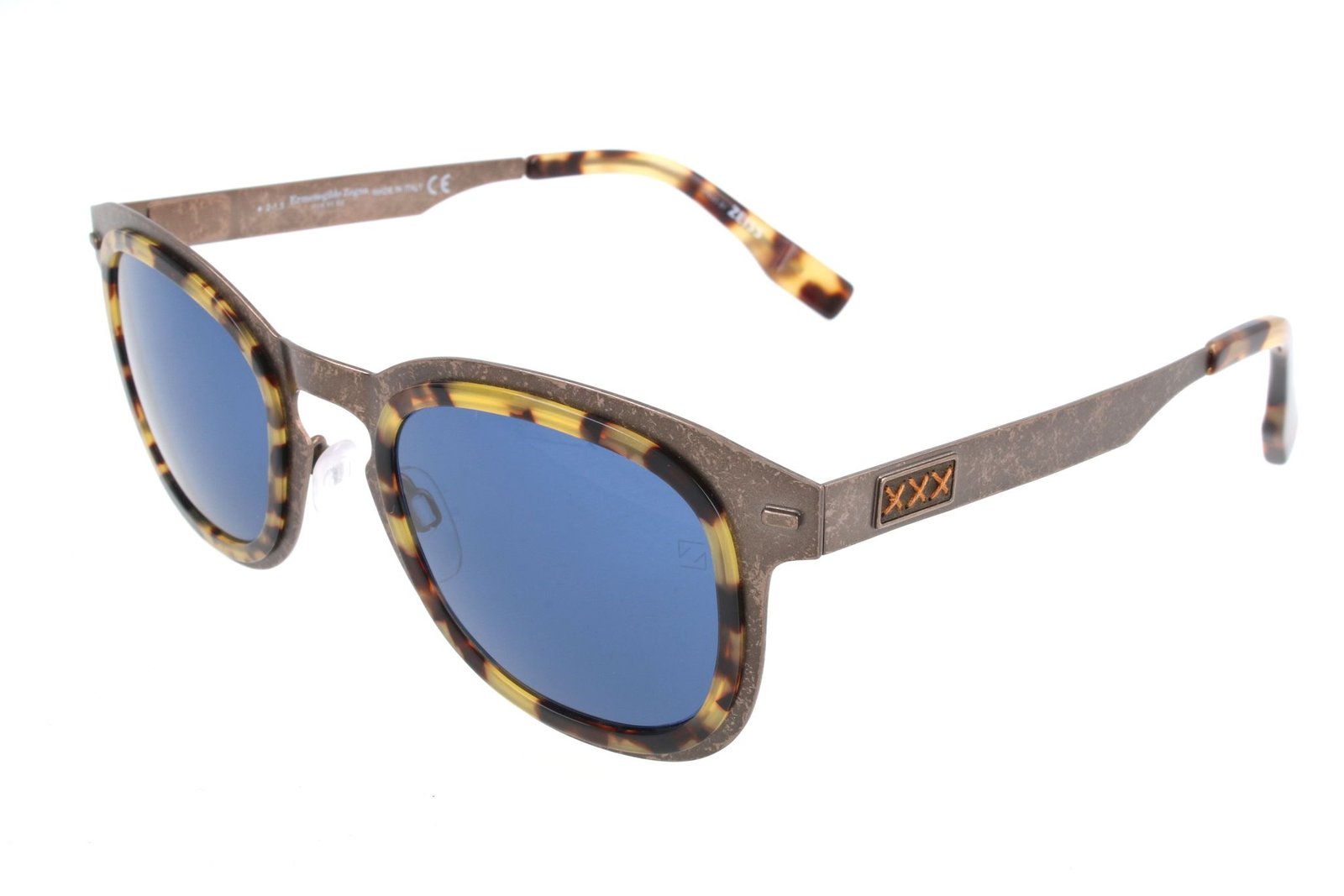 Zegna Round-Frame Sunglasses