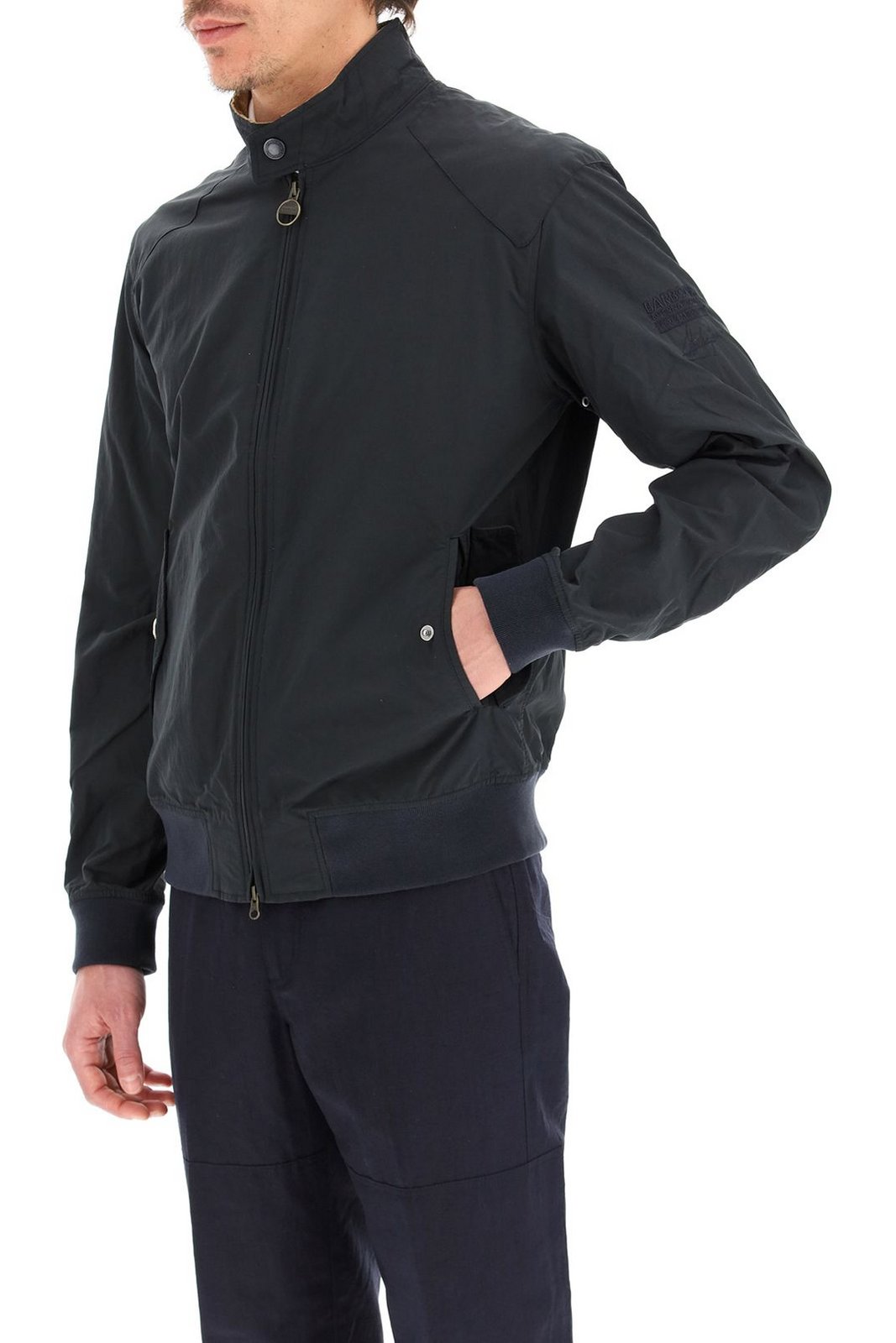 Barbour International モックネック ボンバージャケット