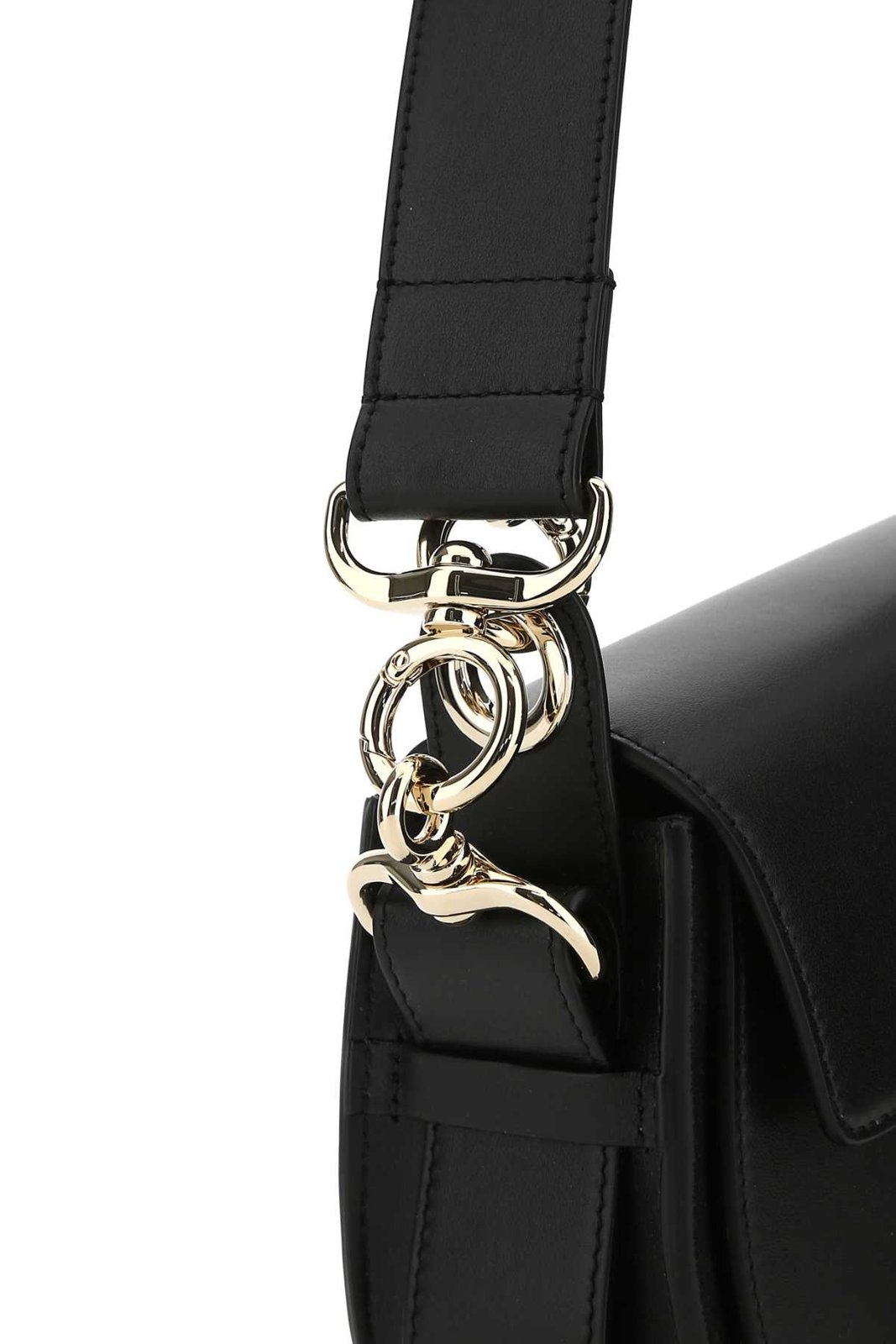 Chloé Tess 標誌壓花圓環綴飾單肩包