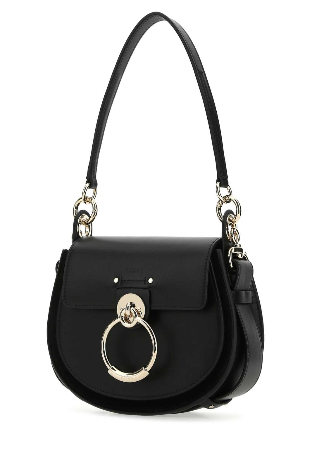 Chloé Tess 標誌壓花圓環綴飾單肩包