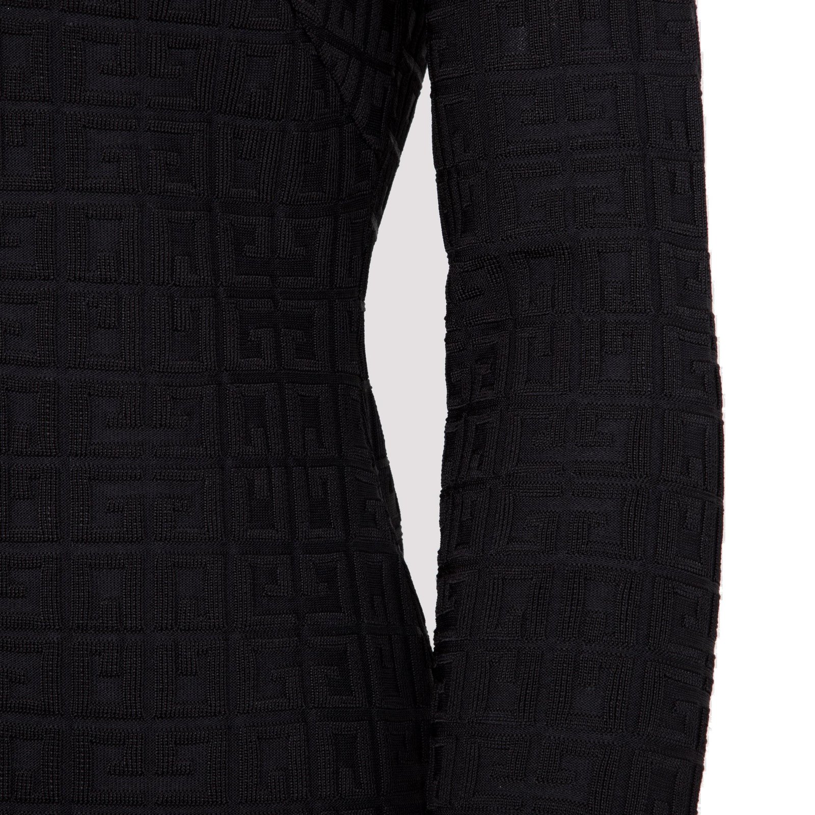 Givenchy 4G Jacquard Long-Sleeved Dress