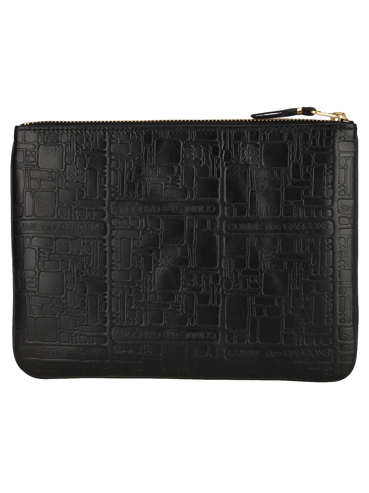 Comme des Garçons 皮夾壓花手拿包