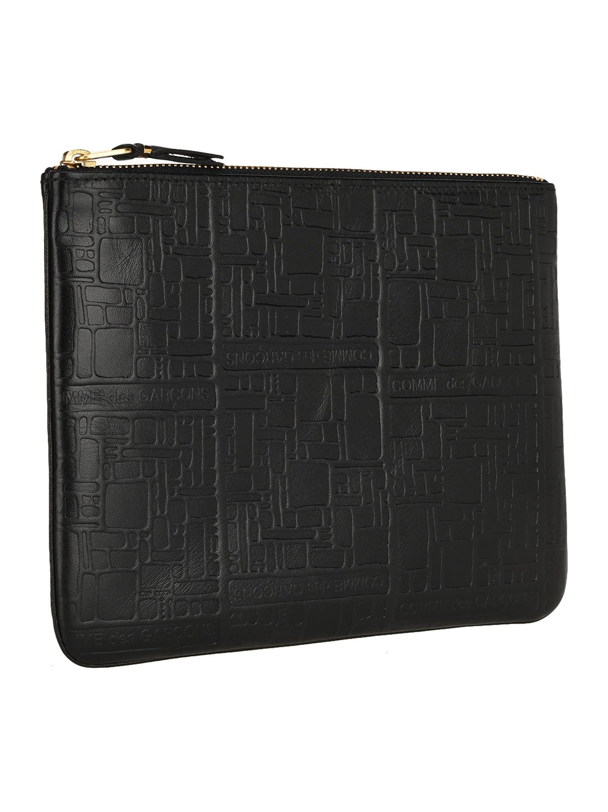 Comme des Garçons 皮夾壓花手拿包