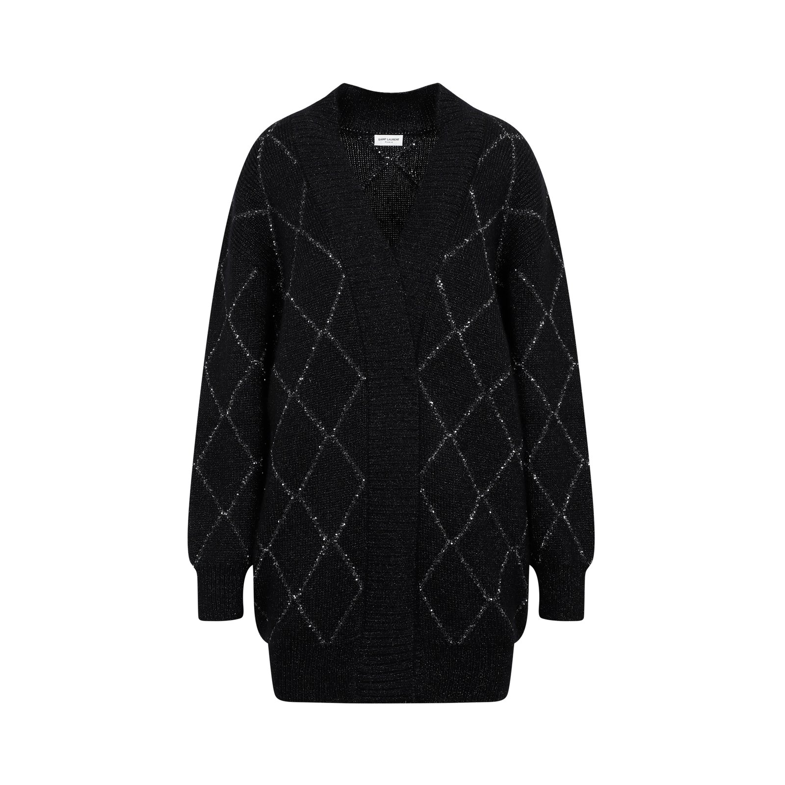 Saint Laurent 綴飾長版開襟衫