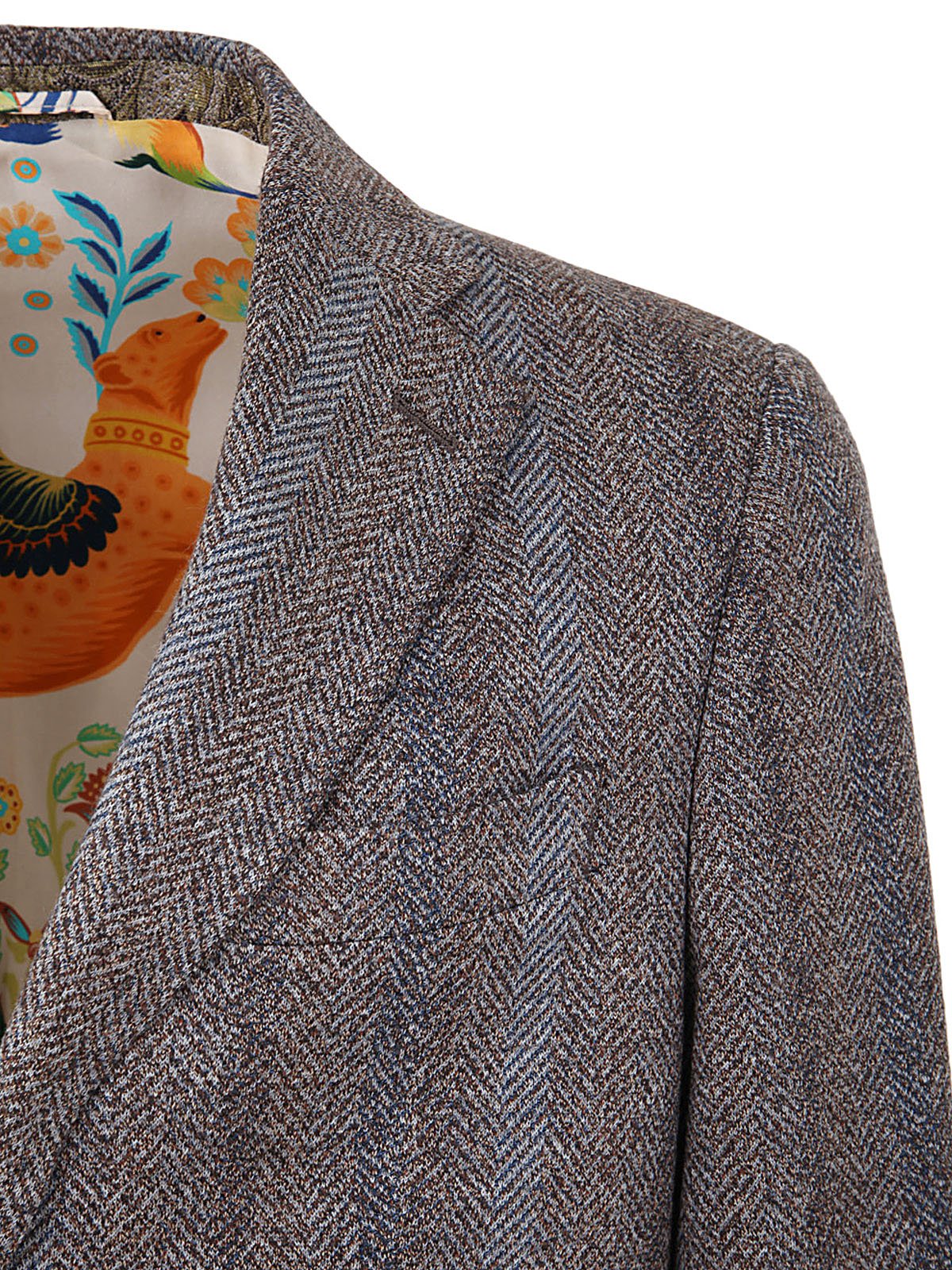 Etro Single-Breasted Striped Blazer