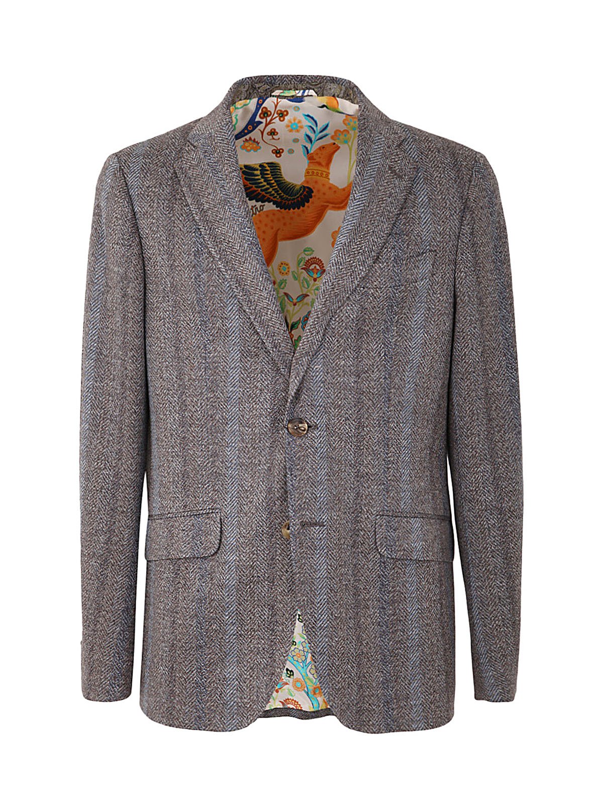 Etro Single-Breasted Striped Blazer