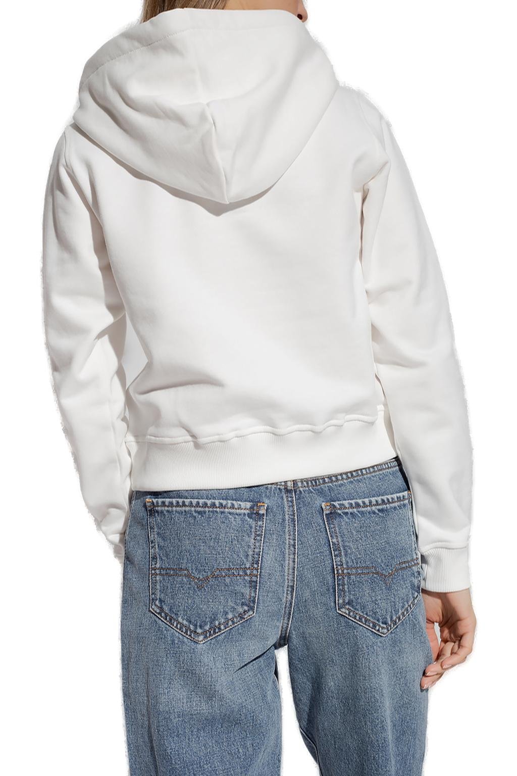 Diesel F-Reggy Logo Patch Drawstring Hoodie